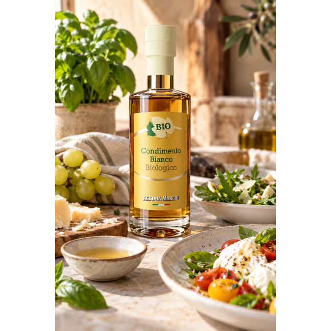 Ekologiškas baltasis vynuogių pagardas „Condimento Bianco BIO“ 250 ml 1