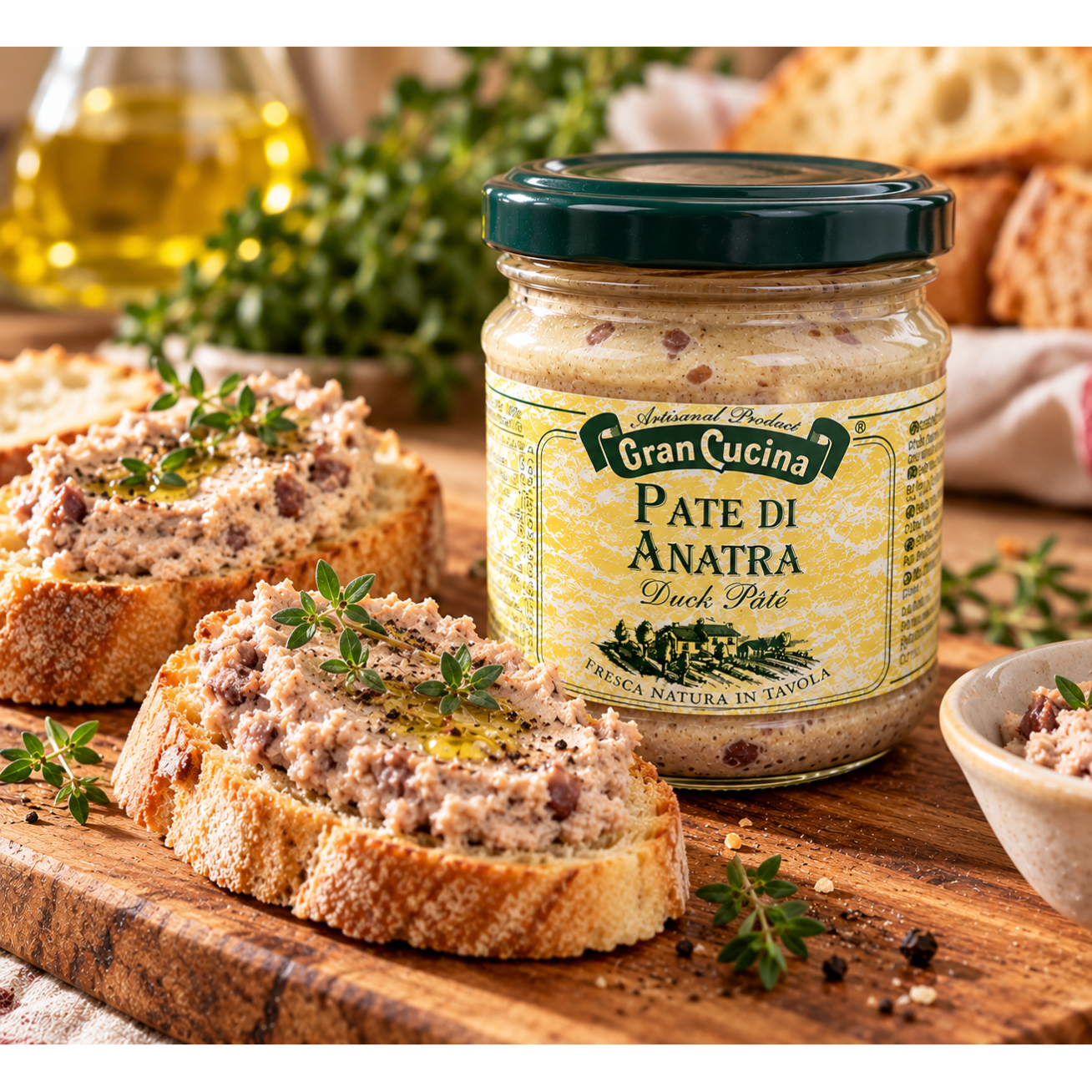 Itališkas anties paštetas 180g 1 Itališkas anties paštetas 180g 1