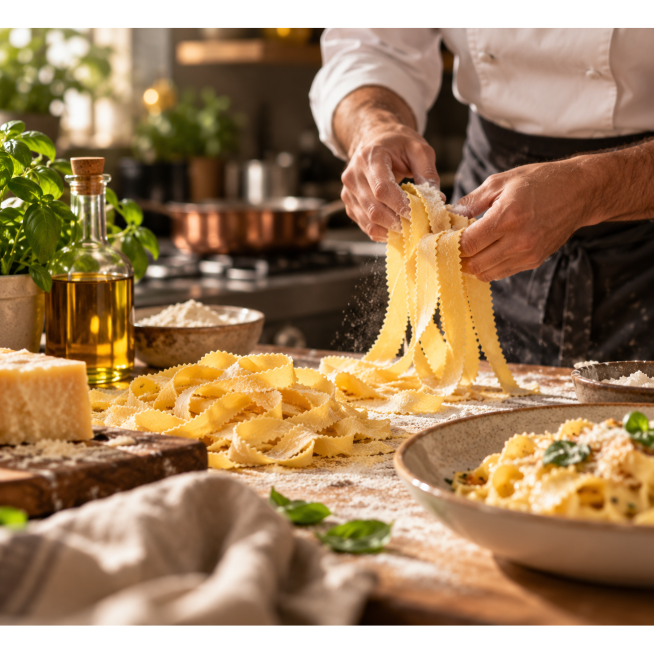 Itališki dantyti makaronai su kiaušiniu 500g 1
