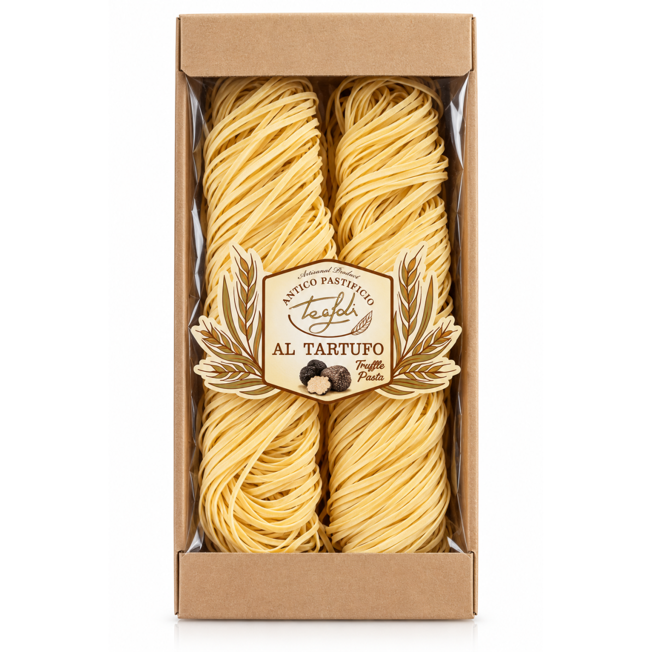 Itališki makaronai su trumais ir kiaušiniais Tagliolini 250g