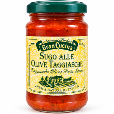 Itališkas makaronų padažas su Taggiasche alyvuogėmis 180g