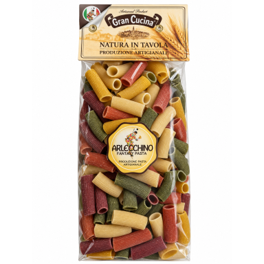 Itališki makaronai RIGATONI ARLECHINO 500g