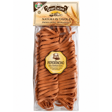 Itališki makaronai TAGLIATELLE su čili pipirais 250g