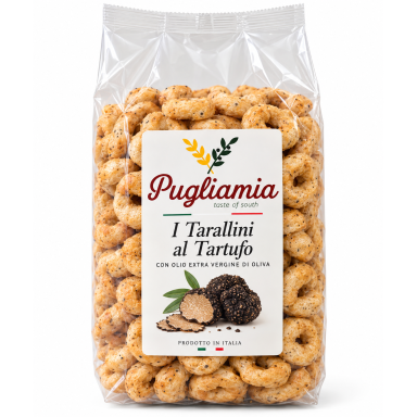 Itališki Tarallini su trumais PUGLIAMIA 200g