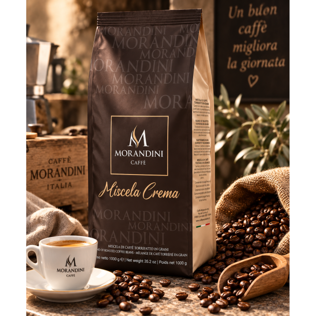 Itališka kava Miscela Crema 1kg/250g 1