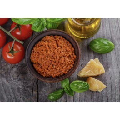 Raudonas pesto padažas su bazilikais D.O.P. 180g