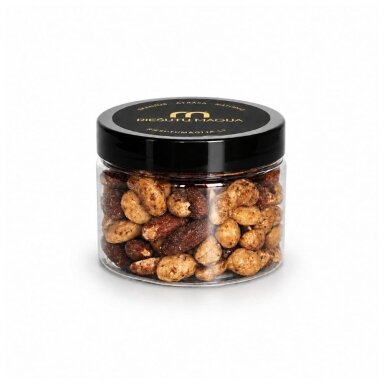 Sausai skrudinti riešutai su trumais 90g