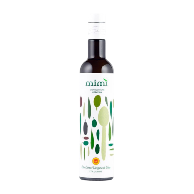 Ypač tyras alyvuogių aliejus Mimi D.O.P. CORATINA 500ml 3 Ypač tyras alyvuogių aliejus Mimi D.O.P. CORATINA 500ml 3