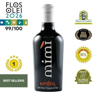 Ypač tyras alyvuogių aliejus Mimi Premium CORATINA 250ml/500ml/3l
